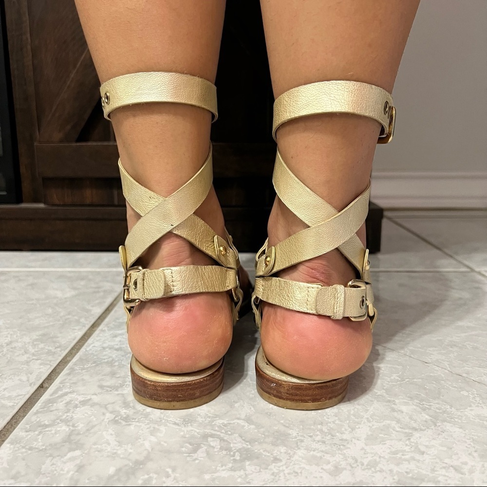 Stuart Weitzman On The Run Gladiator Sandals - image 2